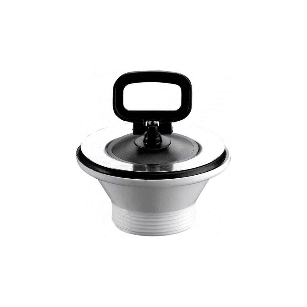 Piletta in polipropilene per lavelli in ceramica, con griglia in acciaio 1 pollice 1/4