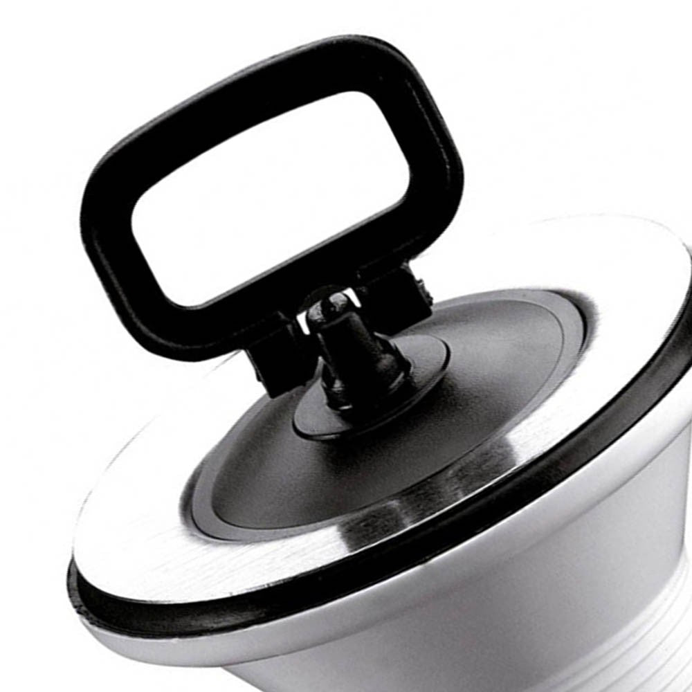 Piletta in polipropilene per lavelli in ceramica, con griglia in acciaio 1 pollice 1/4