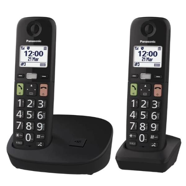 Cordless  tgu112exb  tasti  grandi  duo - KX-TGU112EXB