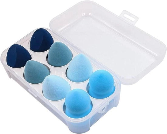 Set di spugne per trucco da 8 pezzi per fondotinta e creme e powder liquido
