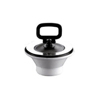 Piletta in polipropilene per lavelli in ceramica, con griglia in acciaio 1 pollice 1/2