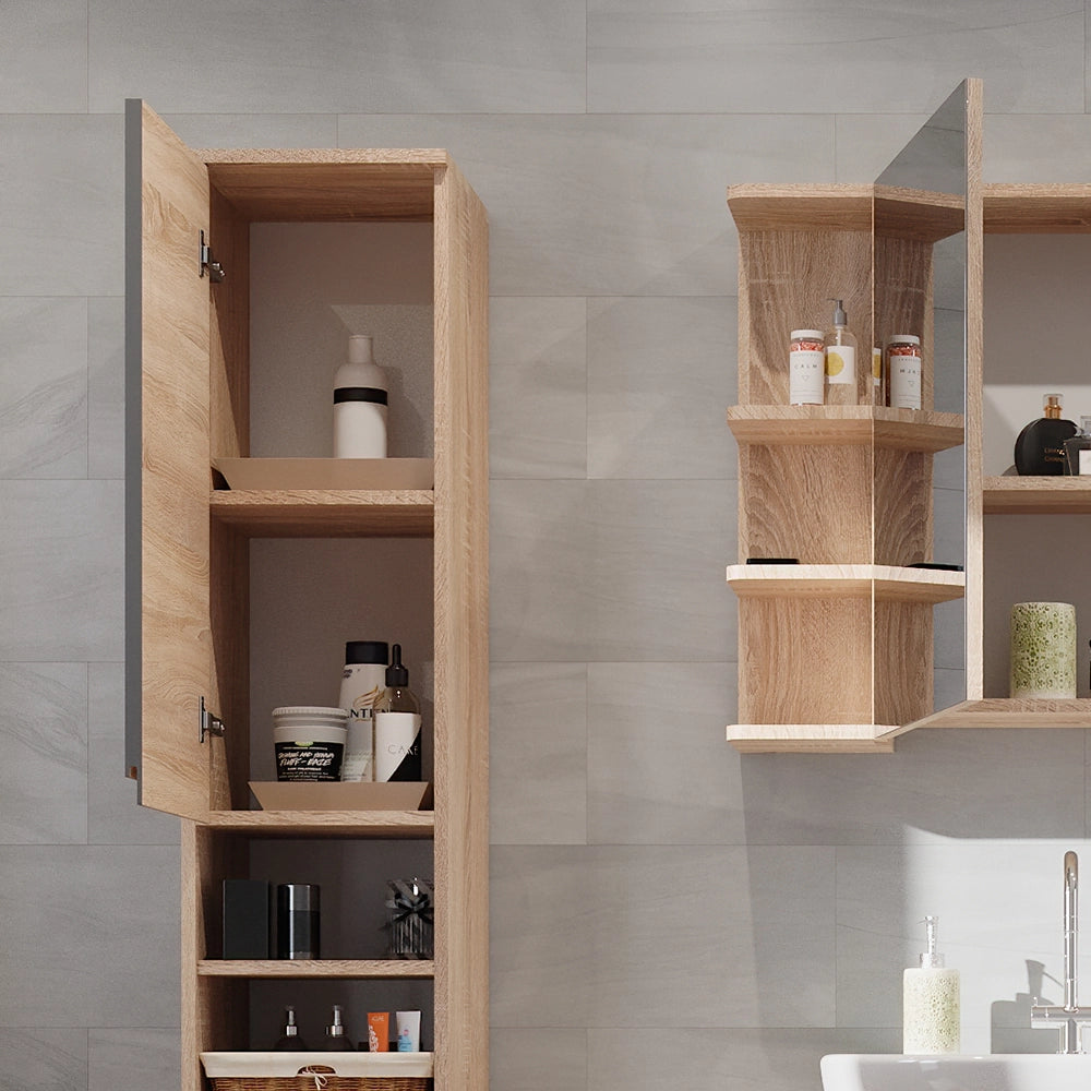 Vicco Mobile bagno alto Sonoma 30 x 190 cm