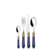 OXFORD Ghiera Dorata, Posate Set 24 Pz, Scatola Compact, Casa