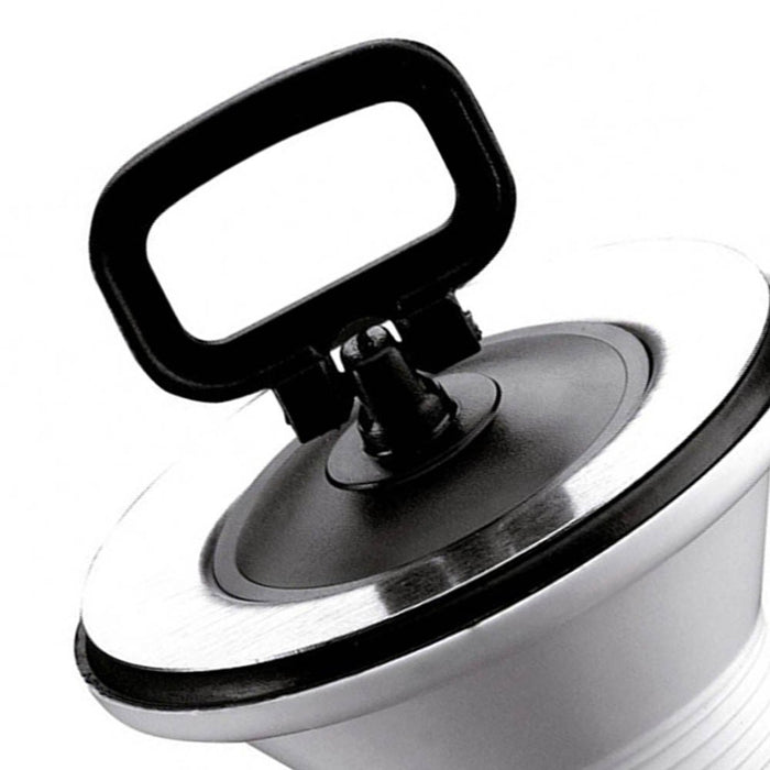 Piletta in polipropilene per lavelli in ceramica, con griglia in acciaio 1 pollice 1/2