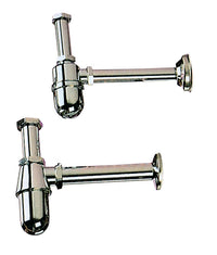 sifone a bottiglia in ottone cromato gr. 1" cod:ferx.23182