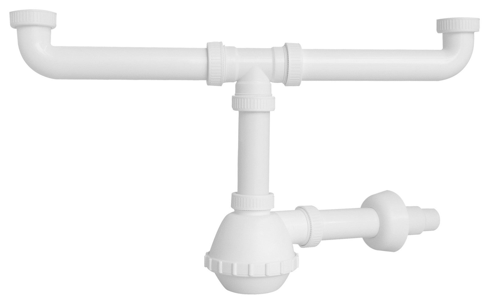 sifone a bottiglia x lavello 2 vie gr.1".1/2 cod:ferx.23185