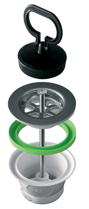 piletta per lavello inox 1".1/2diametro. 70 cod:ferx.23189