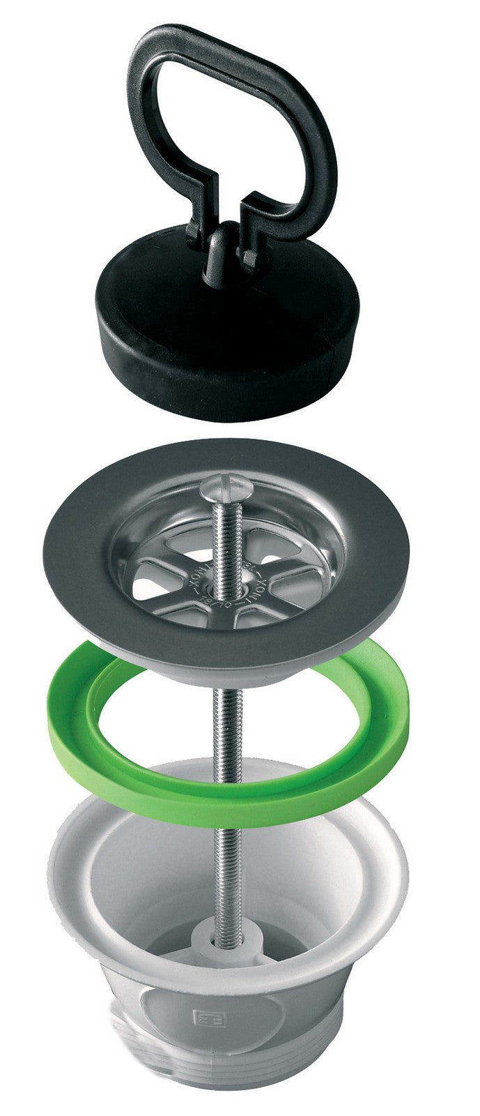 piletta per lavello inox 1".1/2diametro. 70 cod:ferx.23189