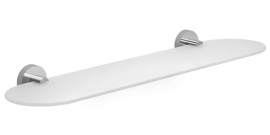 Mensola 60 cm in vetro temperato 2319-60 Gedy serie EROS Cromato