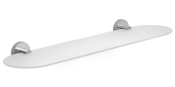 Mensola 60 cm in vetro temperato 2319-60 Gedy serie EROS Cromato