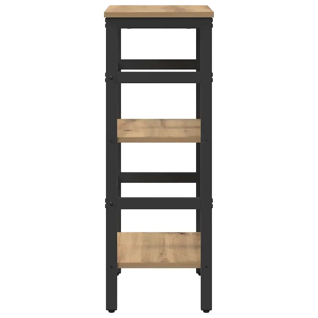Libreria-Scaffale per Libri-Mobile di Stoccaggio Rovere artigianale 40 x 29,5 x 81 cm Legno multistrato