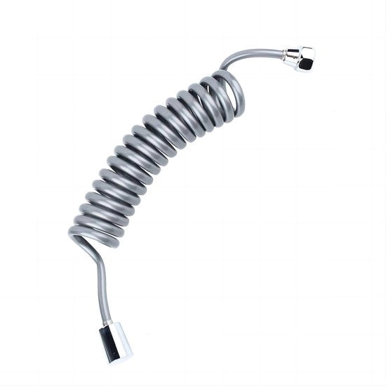 Serpentino per doccia 1,5m - Flexibile - G1/2 - Materiale PU di alta qualità - Duraturo - Facile da installare - Lunghezza massima 150 cm