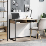 Scrivania Sonoma 100 x 50 x 75 cm Legno multistrato 886475