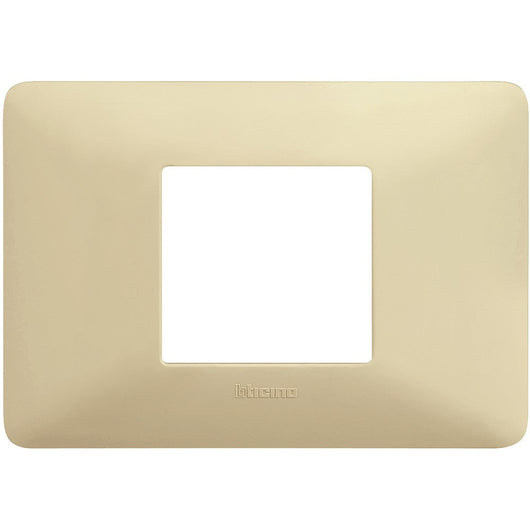 Placca Bticino Matix 2 Moduli Centrali Colore Corda AM4819BCD