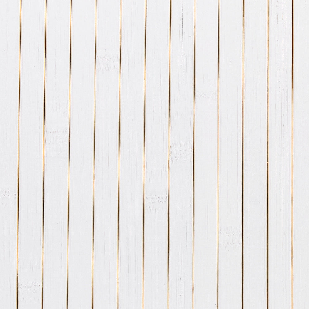 Cestino portaoggetti in bambù bianco con coperchio Cestino per biancheria Accessori pratici lavanderia bucato