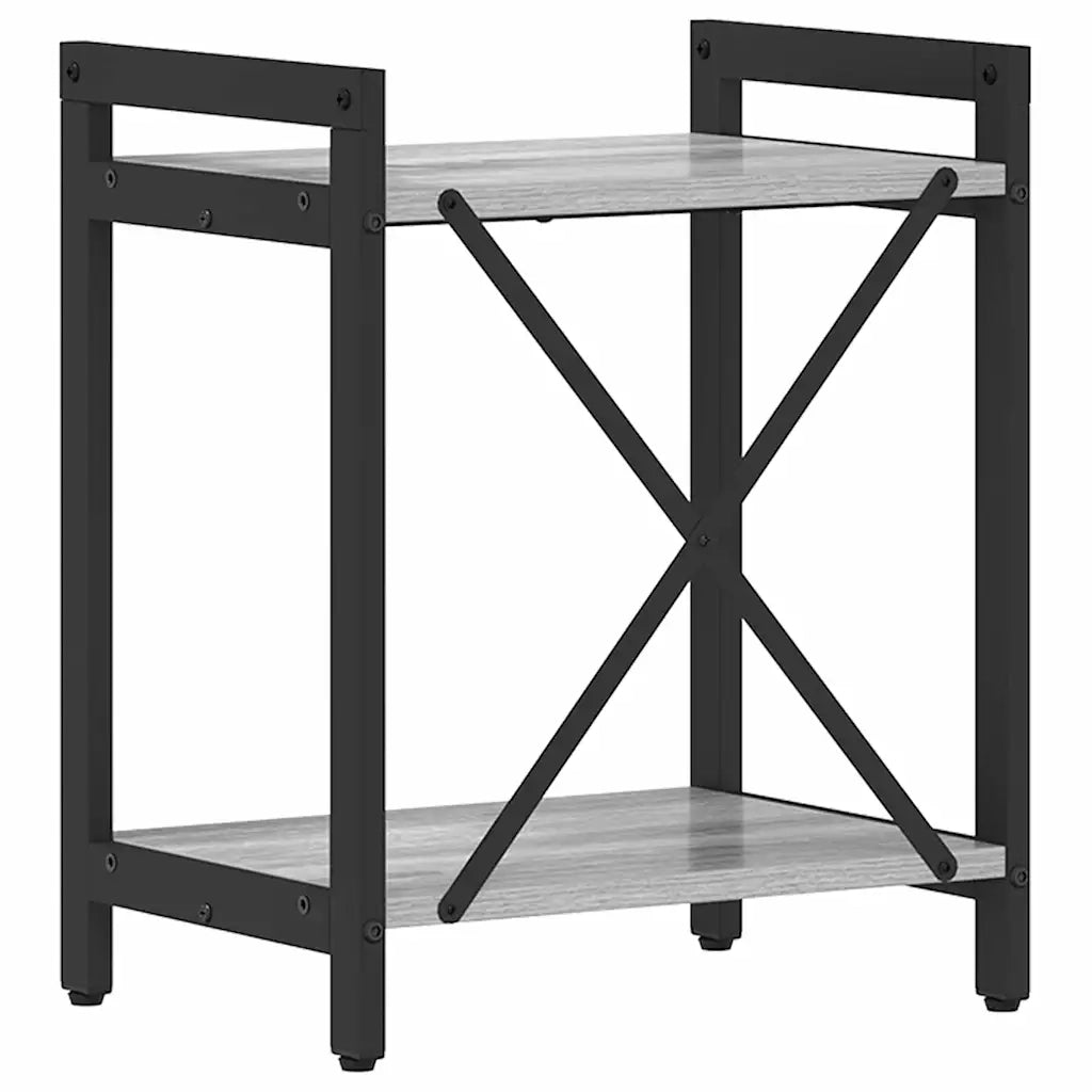 vidaXL Libreria Grigio sonoma 40 x 30 x 48.5 cm Legno multistrato