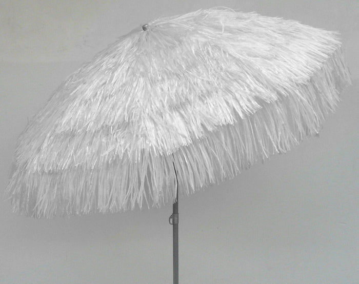 Ombrellone da Giardino Ø2 m Palo Ø33 mm in Acciaio Maffei Kenia Bianco