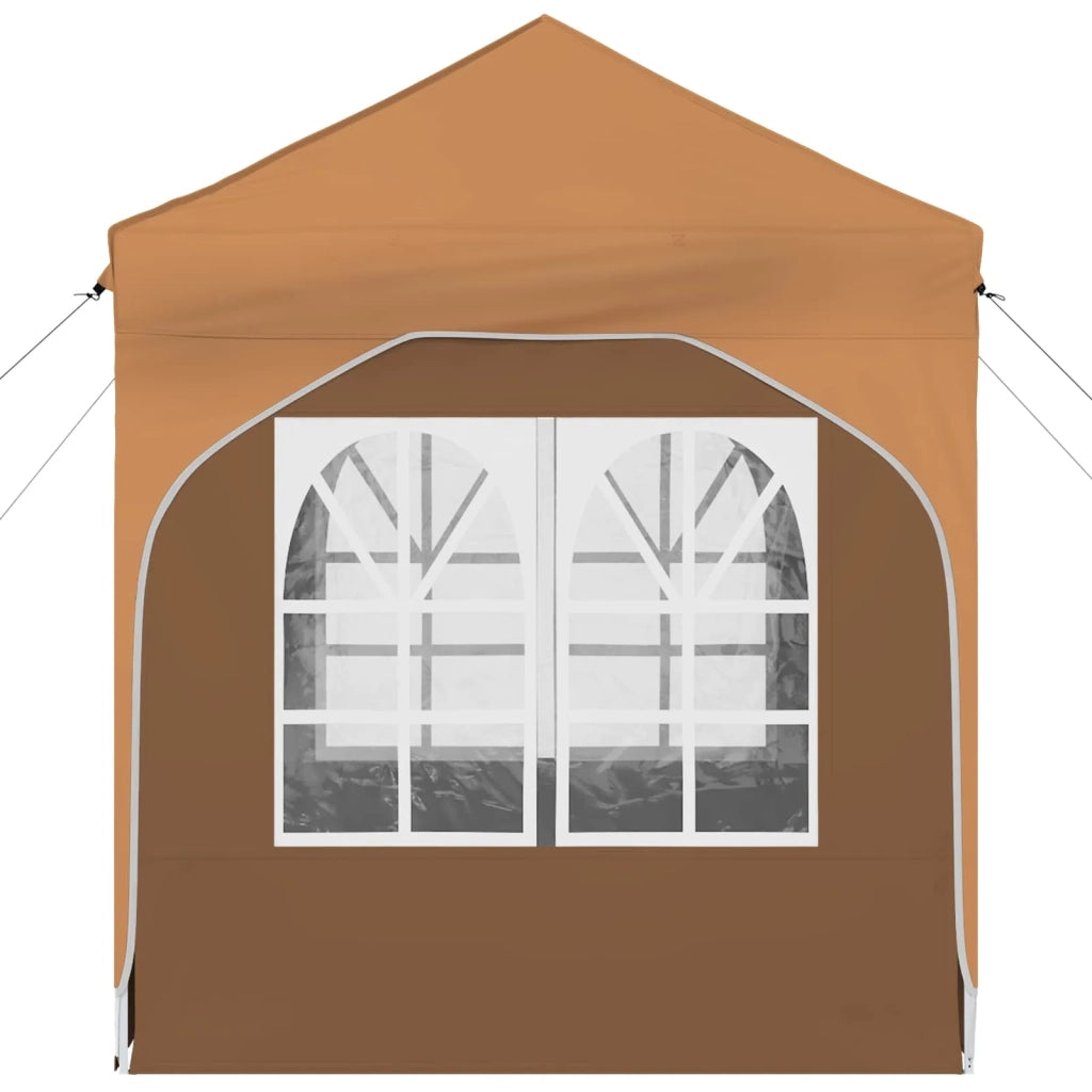 Tenda per feste a pop-up-Gazebo 192 x 192 x 245 cm Beige 170568