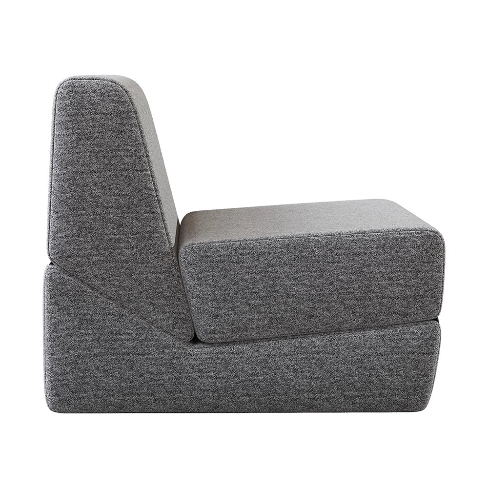 Divano letto pieghevole - Xylo - Mini lounge con triplo materasso, grigio