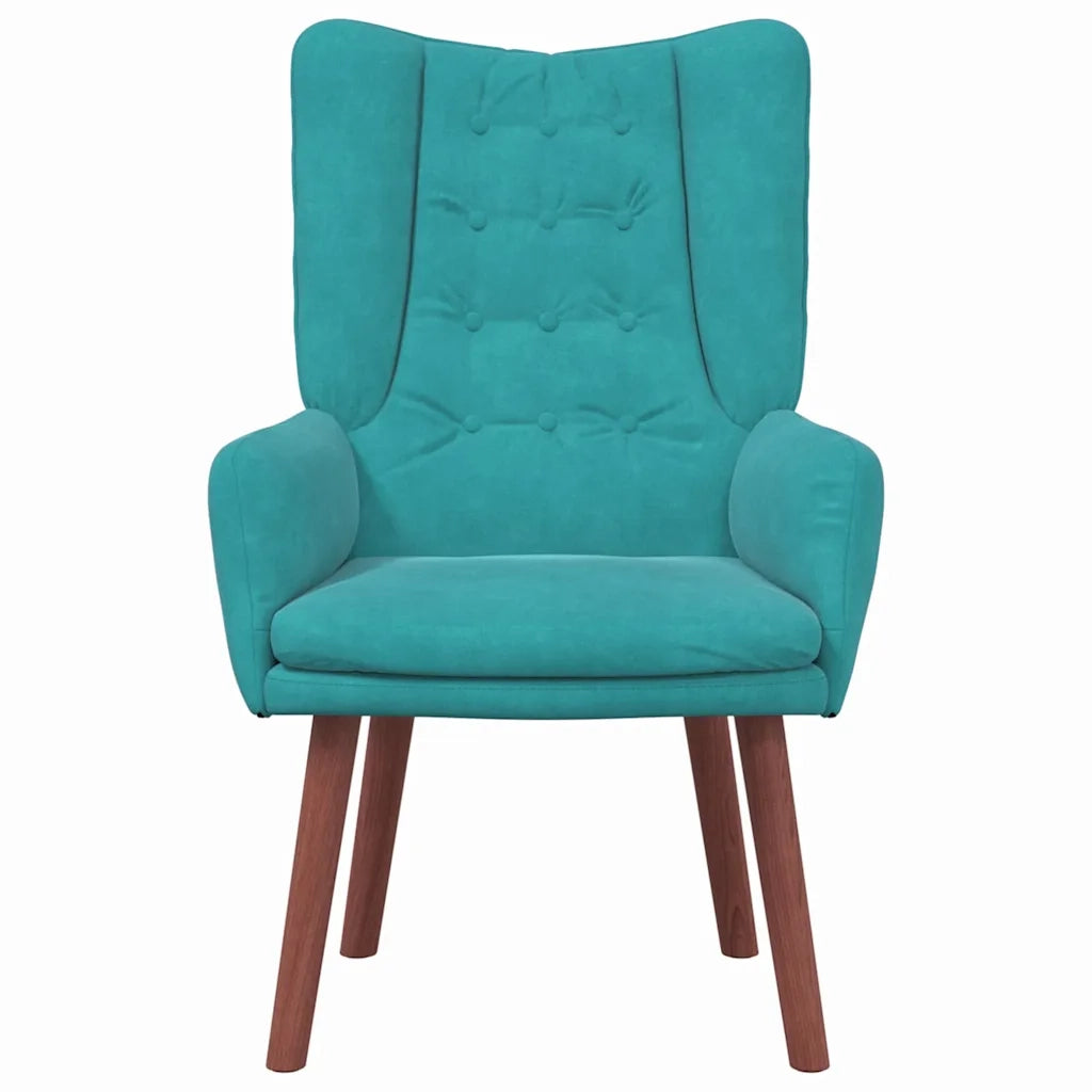 Divano Sedia-Poltrona Turchese 63 x 67 x 94 cm Velluto 444065