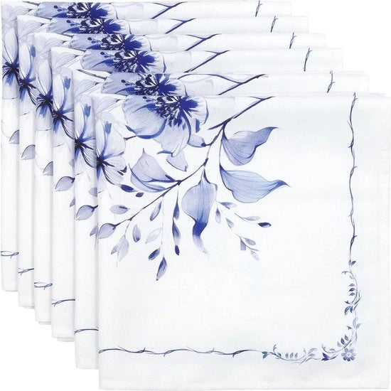 Set di tovaglioli da 6, tovaglioli di stoffa 100% cotone morbidi confortevoli di alta qualità tovaglioli da tavola riutilizzabili perfetti per pranzi di famiglia matrimoni cucina (45 cm x 45 cm)