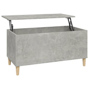 Tavolino salotto | Tavolino da caff¨¨ | Tavolino da Soggiorno Grigio Cemento 90x44,5x45 cm Legno Multistrato