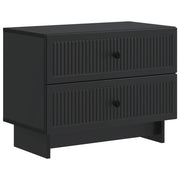 Armadio da Notte Nero 62 x 34,5 x 47,5 cm Legno ingegnerizzato 893856