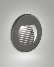 WINK SEGNAPAPASSO LED 3W 3000K 215LM GRIGIO SCURO TONDO IP65