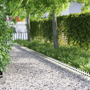 Bordure per prato 30 pcs Argento 103 x 0,05 x 22 cm