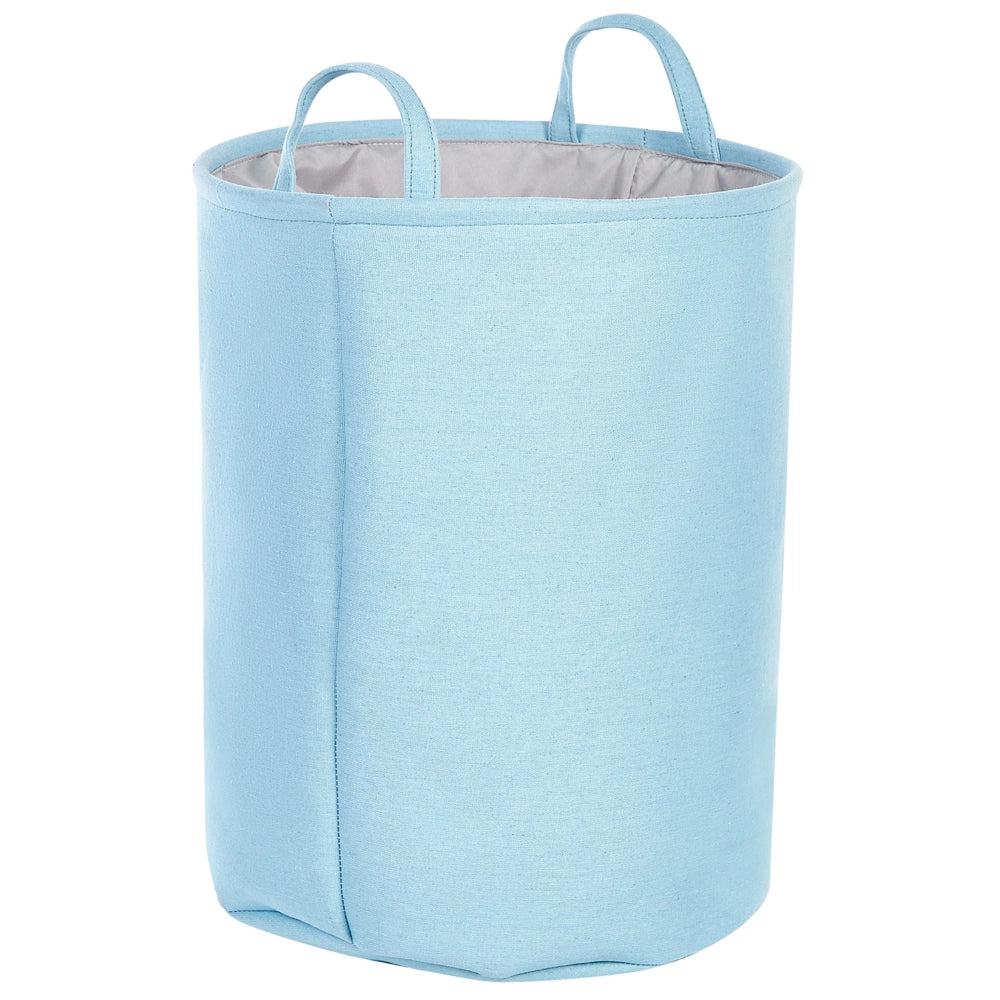 Set di 3 ceste portaoggetti in cotone bianco con copertura a coulisse Cestino per la biancheria Accessori pratici