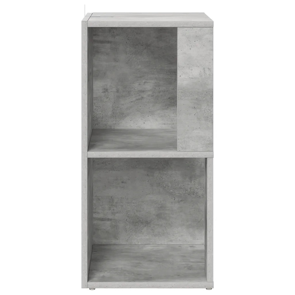 Armadio Angolare Grigio Cemento 33x33x67 cm in Truciolato 809021