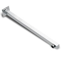 Braccio doccia quadrato da 40 cm in ottone