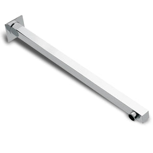 Braccio doccia quadrato da 40 cm in ottone