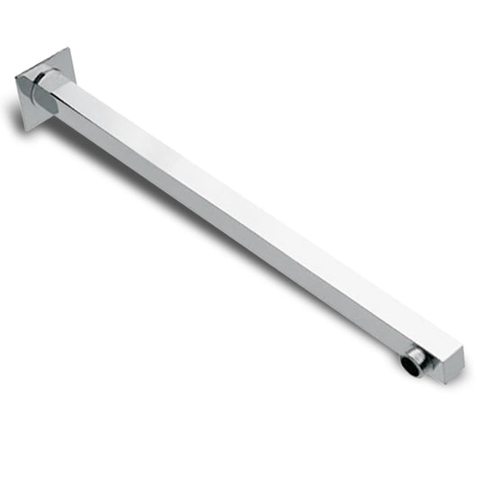 Braccio doccia quadrato da 40 cm in ottone