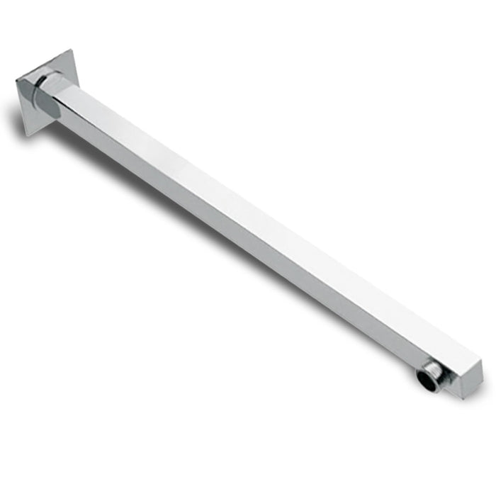 Braccio doccia quadrato da 40 cm in ottone