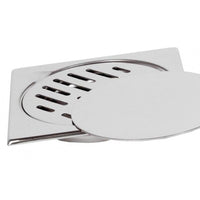 Copertura a pavimento 15x15 con griglia e coperchio mobili