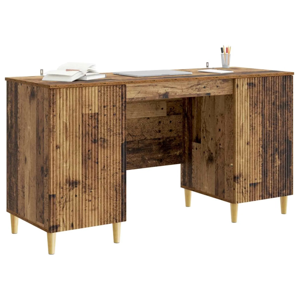 Scrivania Legno antico 142,5 x 50 x 75 cm Legno ingegnerizzato 3414601
