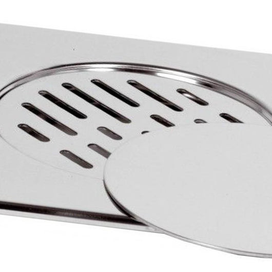 Copertura a pavimento 20x20 con griglia e coperchio mobili