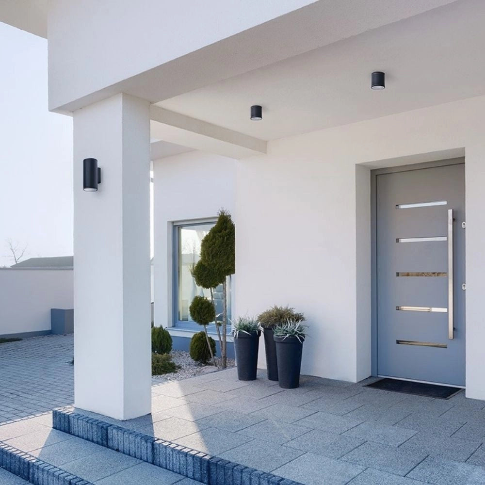Faretto cilindrico LIZZI da soffitto grigio antracite  230V GU10 35W IP54