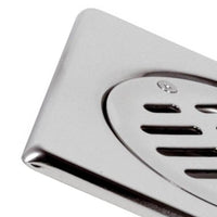 Copertura a pavimento 10x10 con griglia fissa