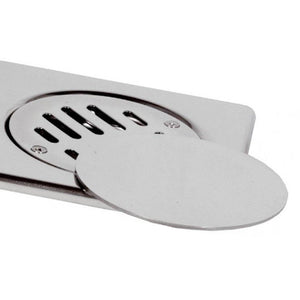 Copertura a pavimento 10x10 con griglia fissa e coperchio mobile