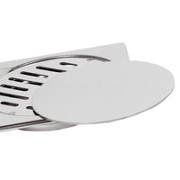 Copertura a pavimento 15x15 con griglia fissa e coperchio mobile