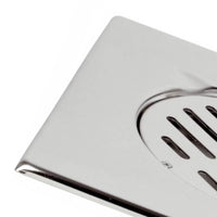 Copertura a pavimento 20x20 con griglia fissa e coperchio mobile