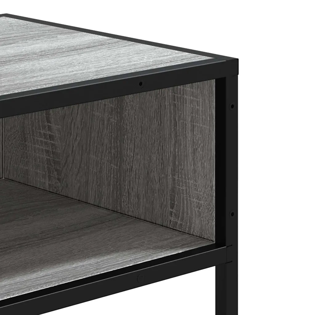 vidaXL Tavolo Consolle Rovere Sonoma 90x35x80 cm in Legno Multistrato
