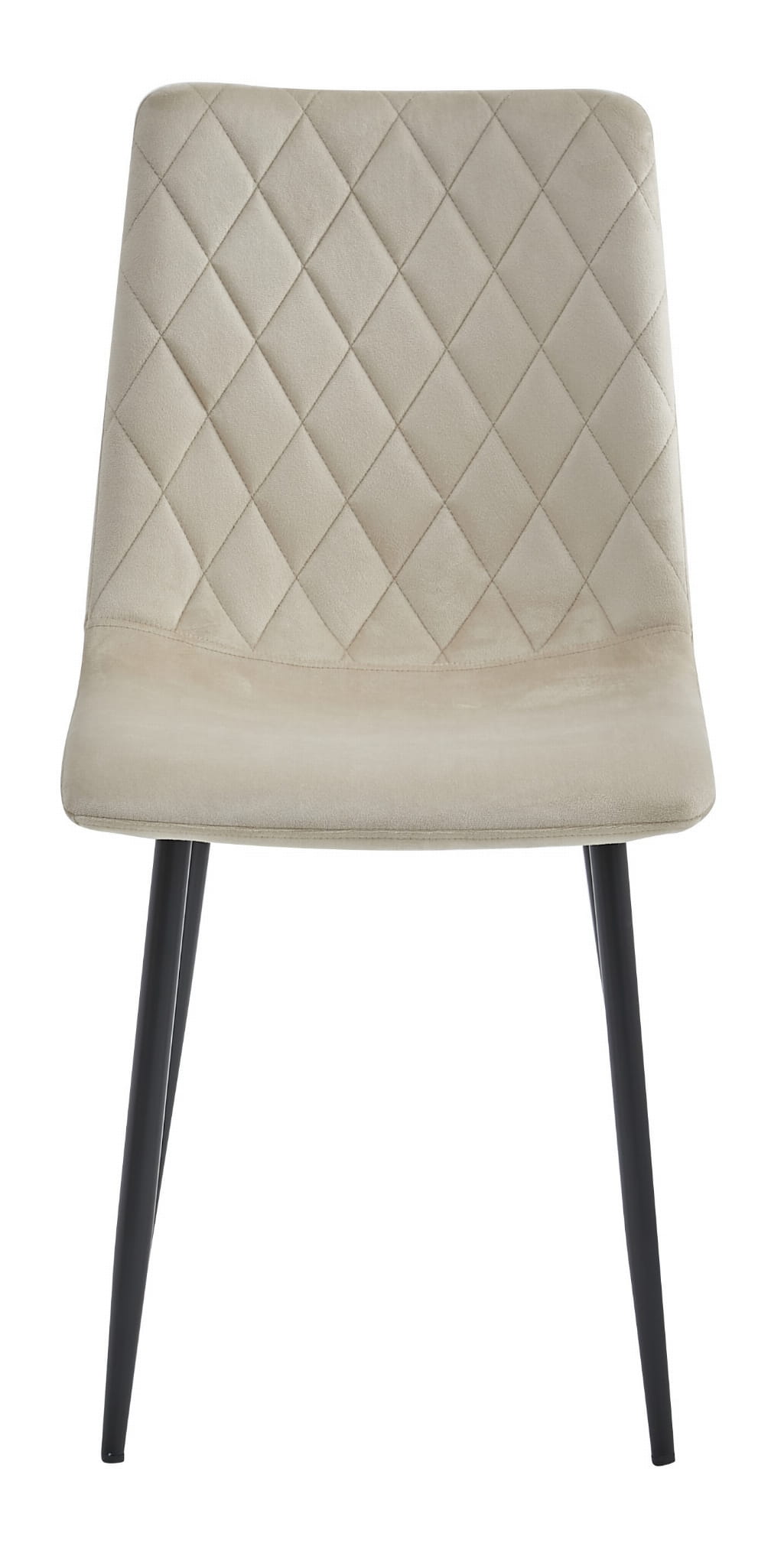 Valora TURIN Sedia Velluto Beige Design ergonomico x4