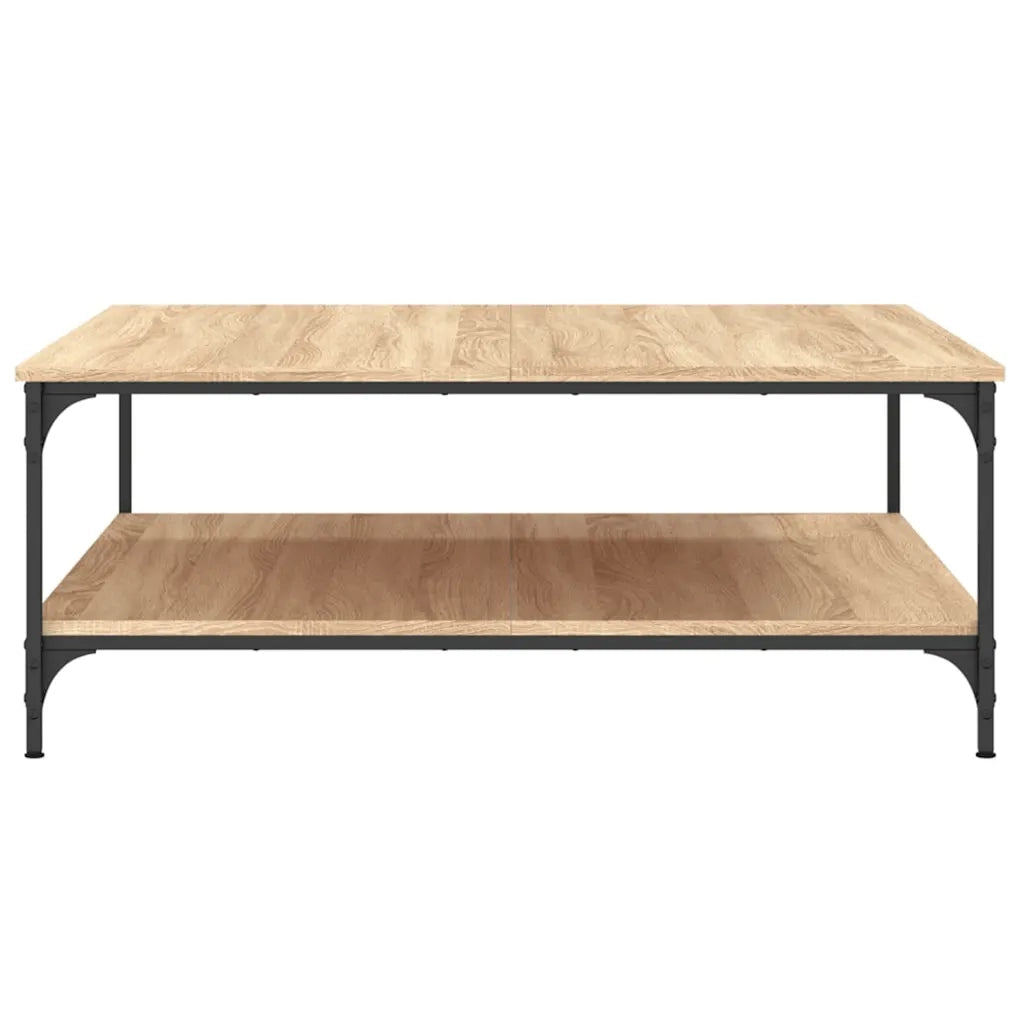 Tavolino Salotto Rovere Sonoma 100x100x40 cm Legno Multistrato 832844