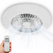 Ventilatore da Soffitto con Luce Led Dimmerabile Diametro 56cm 62W 7 Pale