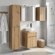 Set di Armadi da Bagno 5 pz Rovere Artigianale 3407342