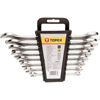 Topex 35d656 chiavi a forchetta a doppia 6-22 mm, 8 pezzi ass ds