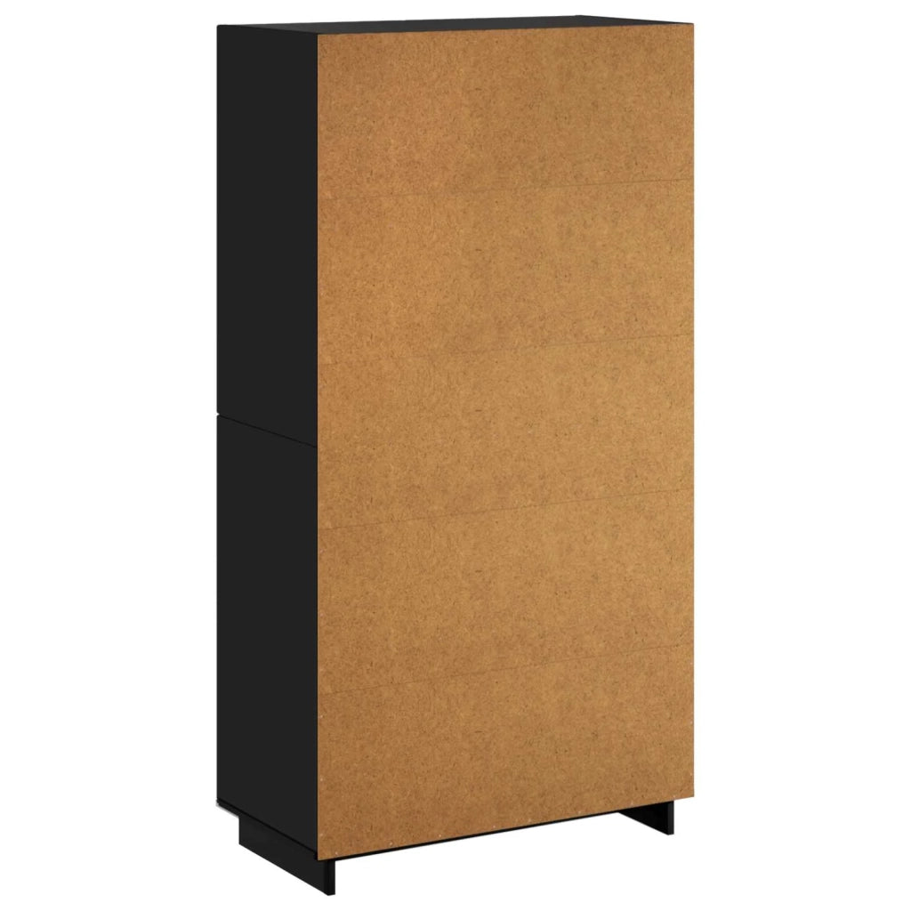 Credenza Nero 79 x 41 x 151 cm Legno ingegnerizzato 3433110
